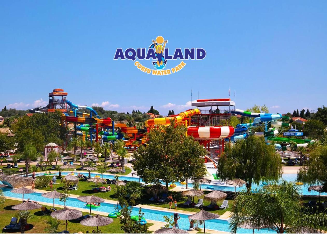 Cozy Corfu Bungalow 5 Minutes To Aqualand Agios Ioannis  Bagian luar foto